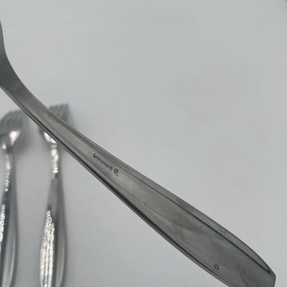 Oneida Satin Bristol Everdale Forks Set 3 Stainless Steel Flatware 8